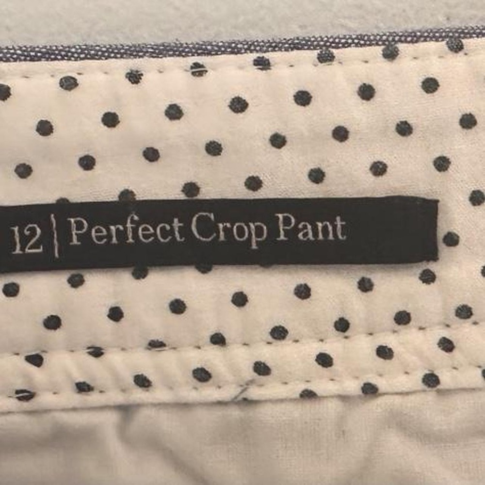 Talbots linen blue pants size 12
